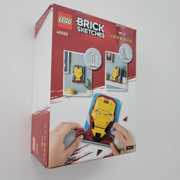 LEGO Brick Sketches Iron Man - Marvel Super Heroes, new - Picture 8 of 9